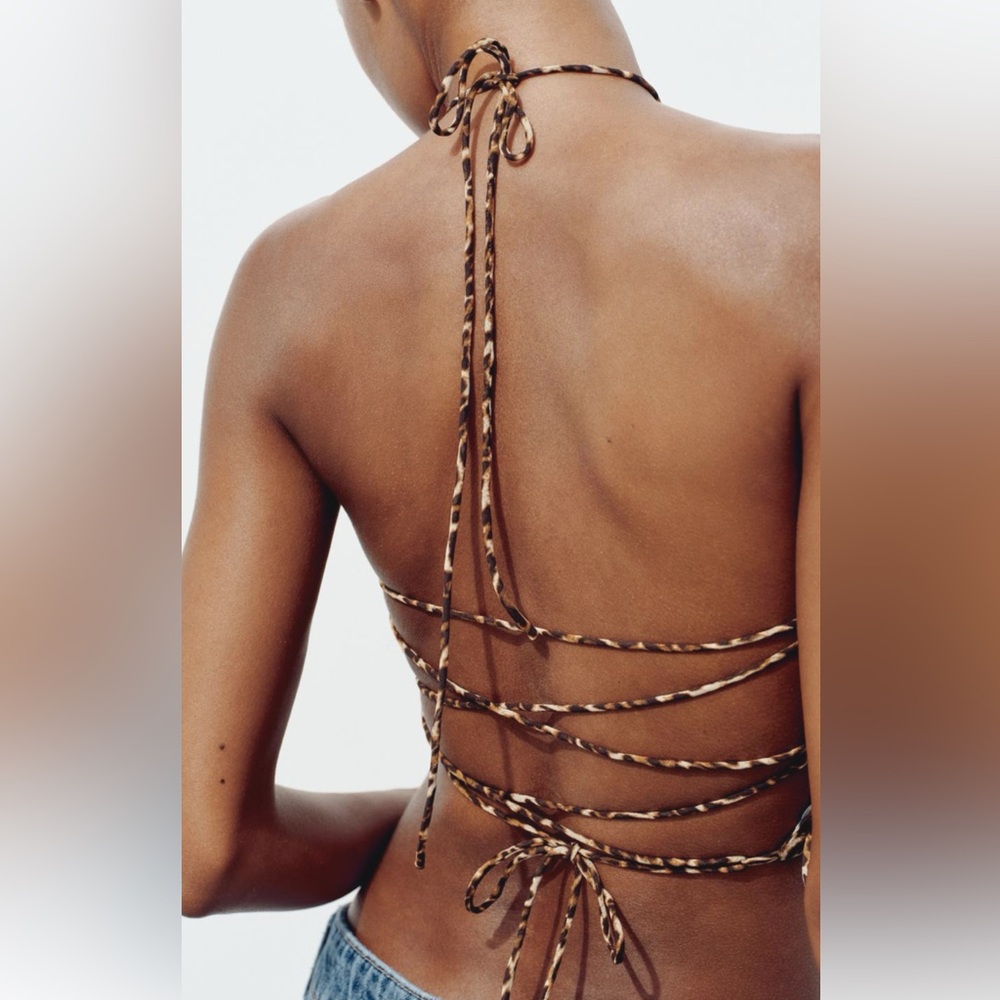 Zara backless top